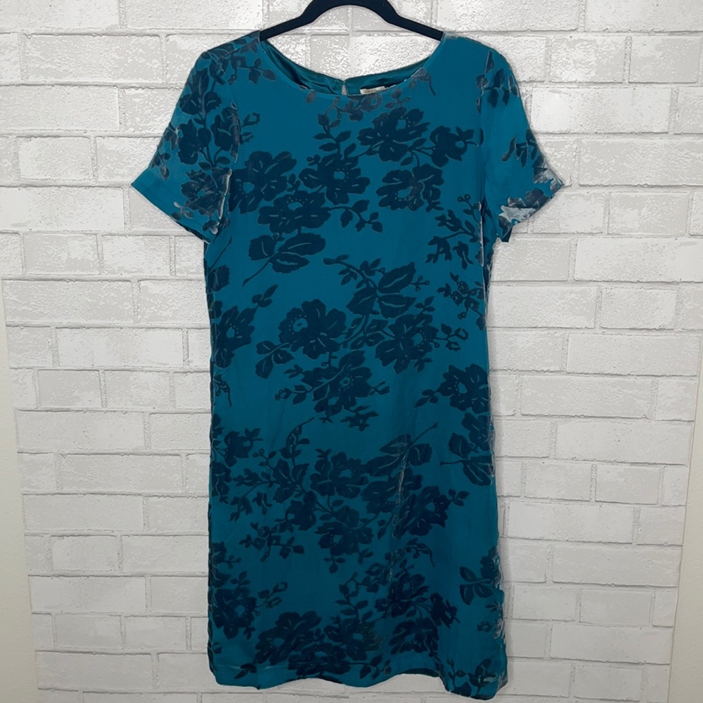 NWT Sundance Ella Blue Silk Dress - Picture 1 of 12